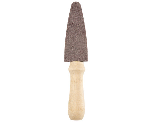 Ножеточка абразивный брусок с деревянной ручкой 985996