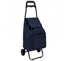 Тележка багажная с сумкой 104590 PARK Тёмная ночь синий