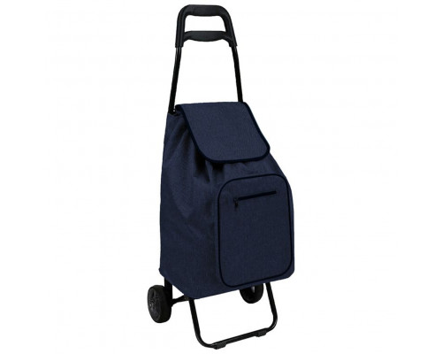 Тележка багажная с сумкой 104590 PARK Тёмная ночь синий