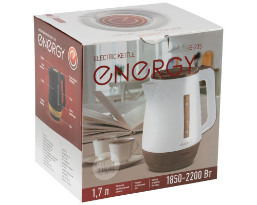 Чайник электрический Energy E-235 164107 1,7л пластик 2200Вт черный