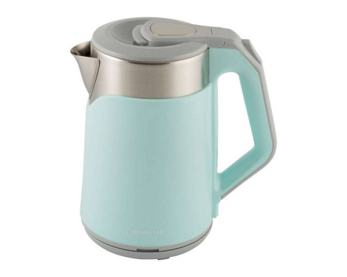 Чайник электрический Homestar HS-1019 005967 1,8л нерж. сталь 1500Вт голубой