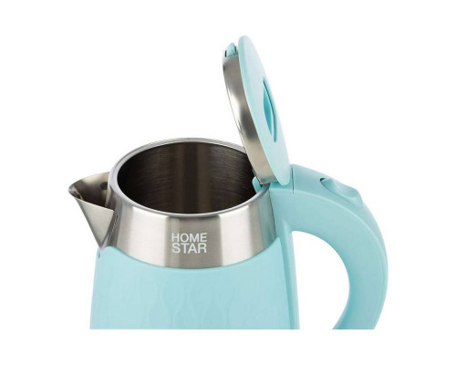 Чайник электрический Homestar HS-1021 102761 1,7л пластик 1500Вт голубой