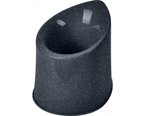 Ёршик с подставкой SC340711026 Spin&Clean Stone темный камень