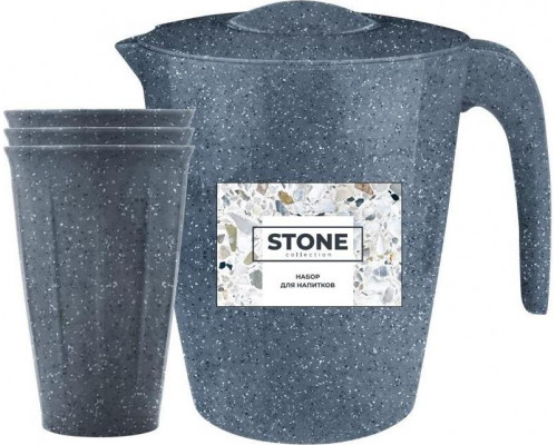 Набор для напитков SE182811026 Spin&Clean Sugar&Spice STONE пластик темный камень