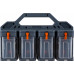 Органайзер для мелочей Blocker Expert модульный, 8 модулей серо-свинцовый/оранжевый