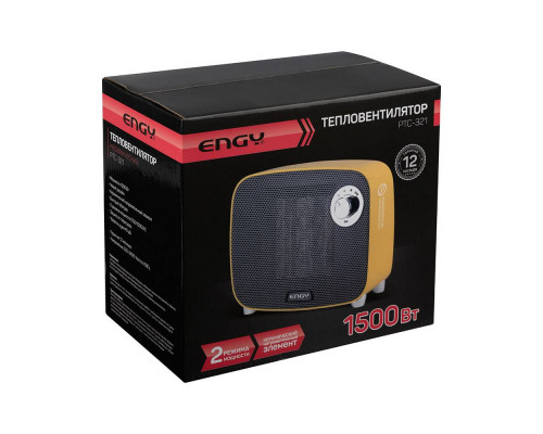 Тепловентилятор ENGY PTC-321 желтый