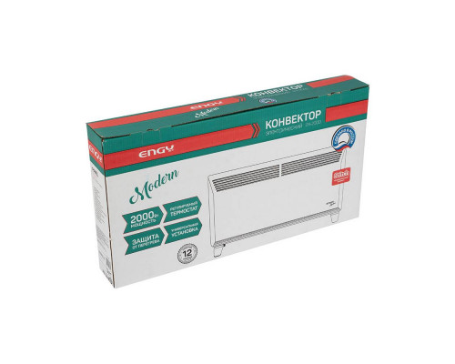 Конвектор электрический 102988 Engy Modern EN-2000 2000Вт 83х44,2х22,3см белый