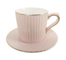 Чайный сервиз LENARDI 109-126 12пр. 0,27л фарфор розовый