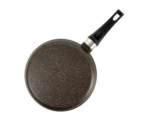 Сковорода блинная 03-2255-200 "Granit Perfection chocolate" 22см. гранит.покр. алюм. коричневый