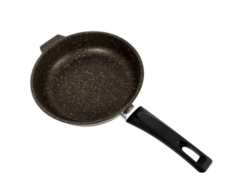 Сковорода 02-2455-200 "Granit Perfection chocolate" 24см. гранит.покр. алюм. коричневый