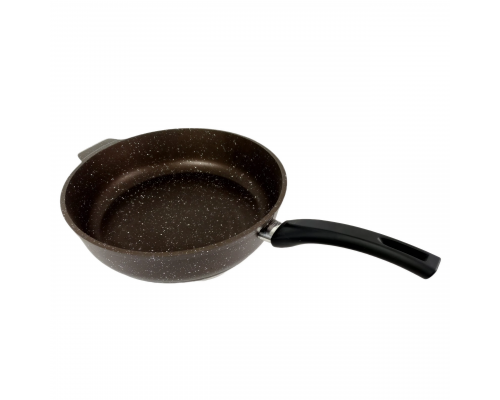 Сковорода ALTEI Granit Perfection chocolate 02-2655-200 26см алюминий гранит. коричневый