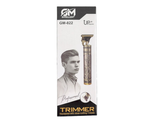 Триммер для волос SOKANY GN-822 4 насад. аккумулятор металл жёлтый