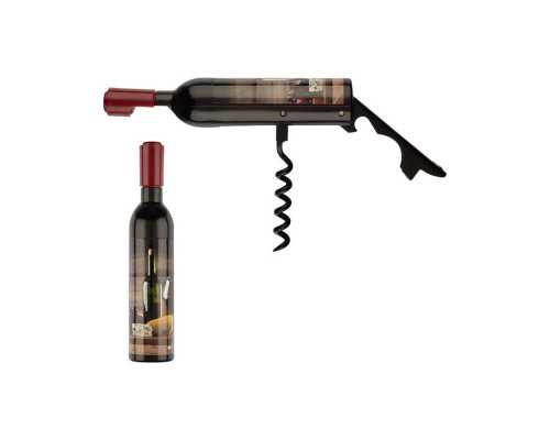Штопор/открывашка Sommelier в виде бутылки с магнитом
