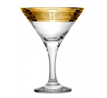 Бокалы для мартини набор Богемия MS410/01 0,17л 6пр. стекло с декор