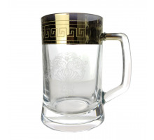 Кружка для пива Гармония MS55229/02 0,66л стекло с декор