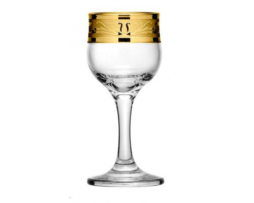 Рюмки для ликера набор Богемия MS164/01 0,06л. стекло с декор
