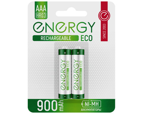 Аккумулятор Energy Eco NIMH-900-HR03/2B (АAА)