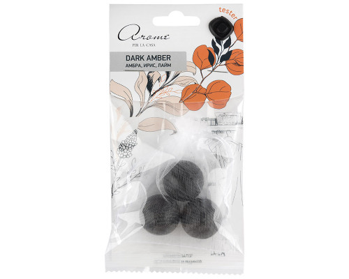 Ароматизатор для дома "Саше с  шариками" Dark amber