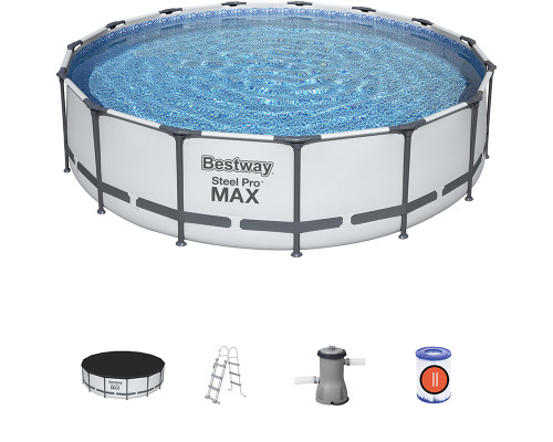 Бассейн каркасный Steel Pro Max (комплект) 457*107 см, 14970 л, Bestway 56488