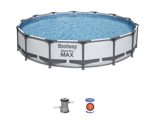 Бассейн каркасный Steel Pro Max с ф-насосом 427х84см, 10220 л, 56595 Bestway