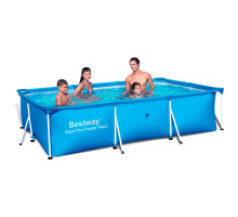 Бассейн каркасный прямоугольный Steel Pro 300х201х66 см, 3300л., 56404 Bestway