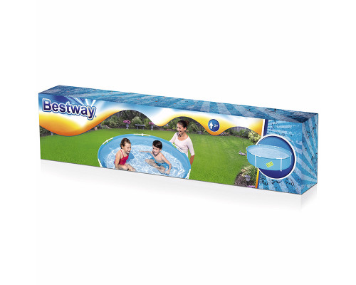 Бассейн каркасный цветной 122 х 122 х 30,5 см, 365 л, Bestway 56217