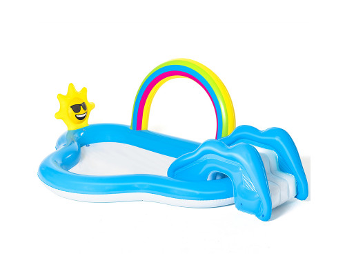 Бассейн надувной игровой Rainbow n 'Shine 257*145*91 см  Bestway 53092