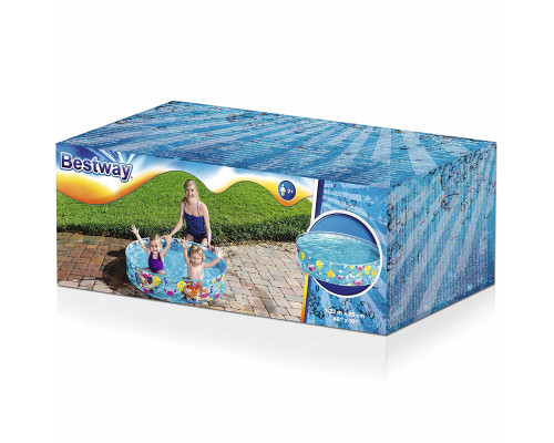Бассейн ненадувной 122 х 25 см, 277 л, Bestway 55028