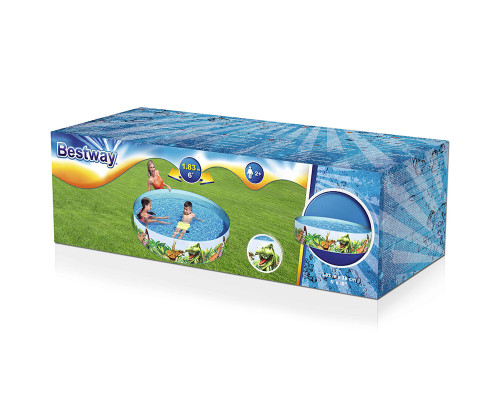 Бассейн ненадувной 183 х 38 см, 946 л, Bestway 55022