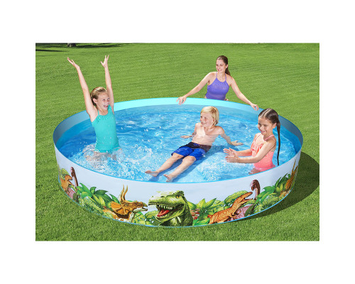 Бассейн ненадувной Dinosaur Fill'N Fun 244*46 см  Bestway 55001 Бассейн ненадувной Dinosaur Fill'N Fun 244*46 см  Bestway 55001