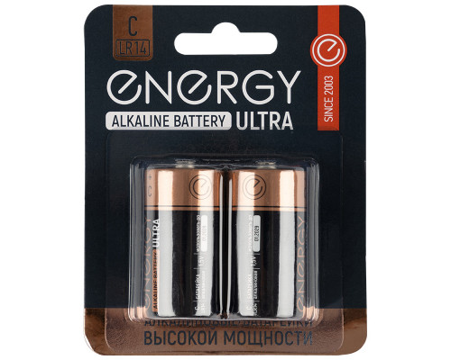Батарейка алкалиновая Energy Ultra LR14/2B (С)