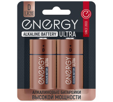 Батарейка алкалиновая Energy Ultra LR20/2B (D)