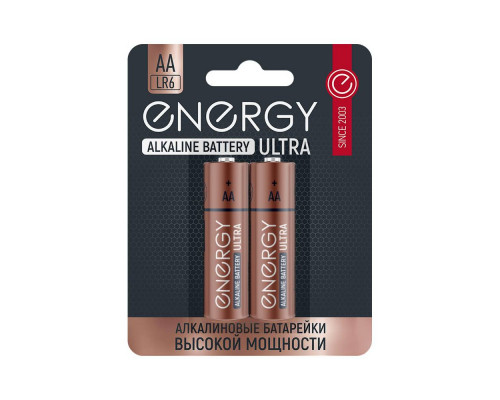 Батарейка алкалиновая Energy Ultra LR6/2B (АА)