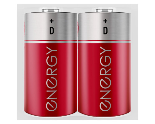 Батарейка солевая Energy R20/2S (D)