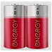 Батарейка солевая Energy R20/2S (D)