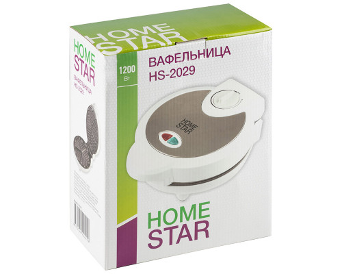 Вафельница HomeStar HS-2029, 1200Вт, венская вафля