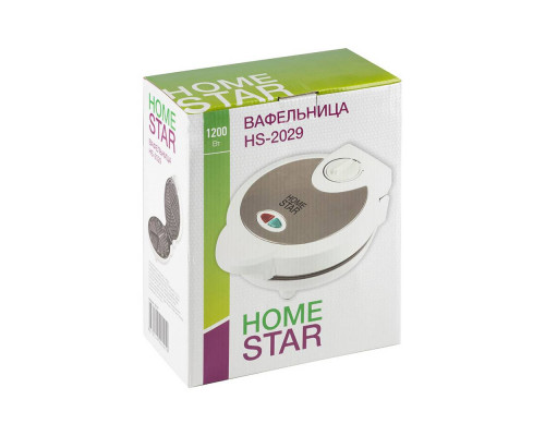Вафельница HomeStar HS-2029, 1200Вт, венская вафля