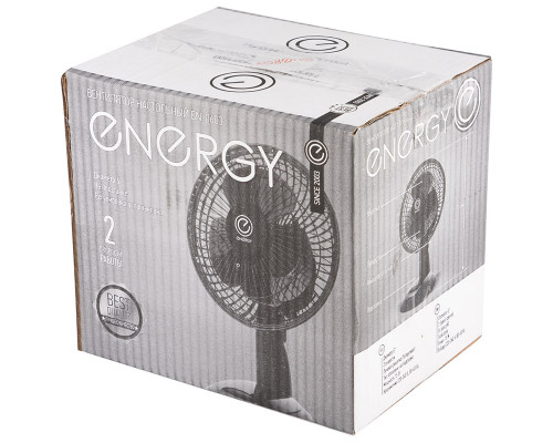 Вентилятор Energy EN-0603 (настольный) 6" черный 1шт/коробка
