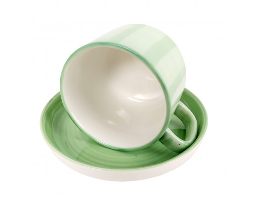 Чайный сервиз LENARDI МАДЕЙРА 133-238 12пр. 0,25л фарфор зелёный
