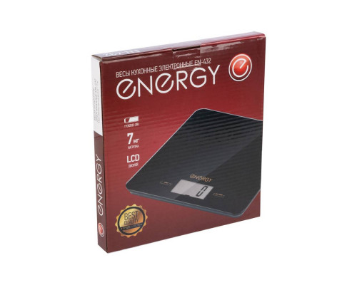 Весы кухонные электронные ENERGY EN-432 черные