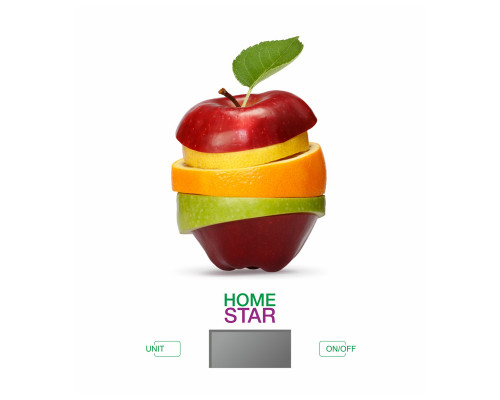 Весы кухонные электронные HOMESTAR HS-3006, 5 кг, яблоко