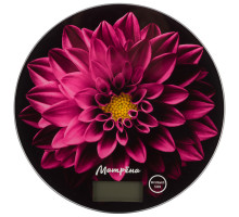 Весы кухонные электронные МАТРЁНА МА-197, 7 кг, пурпурный цветок