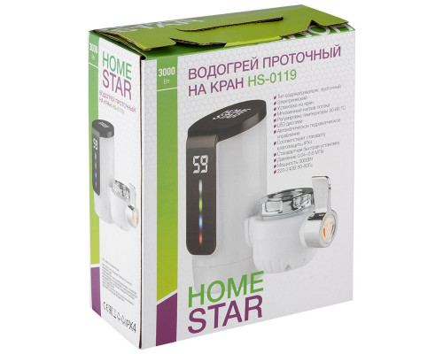 Водогрей проточный на кран HomeStar HS-0119