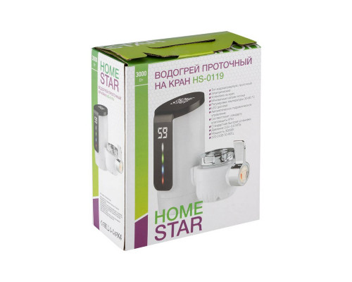 Водогрей проточный на кран HomeStar HS-0119