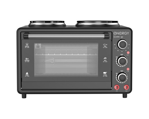 Духовка электрическая ENERGY GН-26A-B (1400 Вт, 26л)