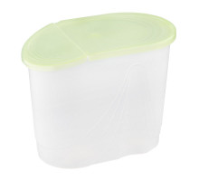 Контейнер для сыпучих продуктов BEROSSI "Wave" 106927 (Киви), 18,2×11×15 см, пласт.