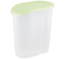 Контейнер для сыпучих продуктов BEROSSI "Wave" 106928 (Киви), 18,2×11×20,2 см, пласт.