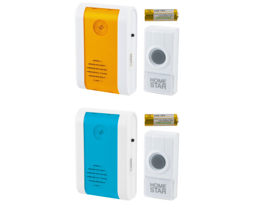 Звонок электрический HomeStar HS-0106WP беспроводной
