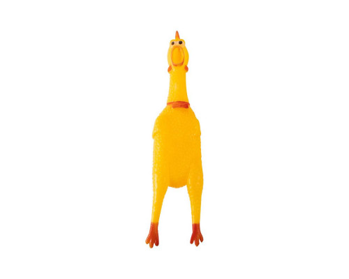 Игрушка-пищалка Курица, 15 см