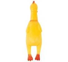 Игрушка-пищалка Рыжий кот 104153 "Курица", 30 см, винил, жел.